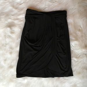 Built in shapewear black skirt